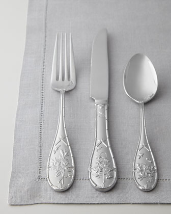 20 Piece Botanic Garden Flatware Service   The Horchow Collection