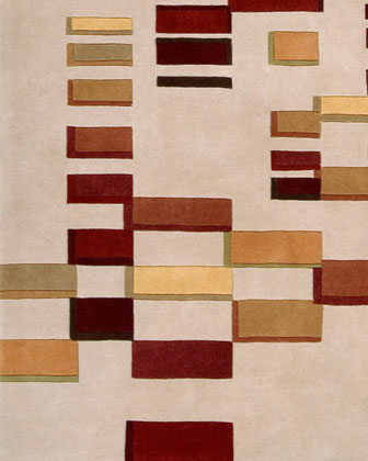 Abstract Mosaic Rug   The Horchow Collection