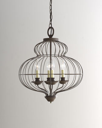 Cage Chandelier   The Horchow Collection