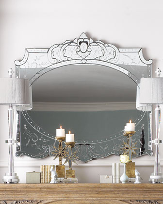 Elaina Mirror   The Horchow Collection