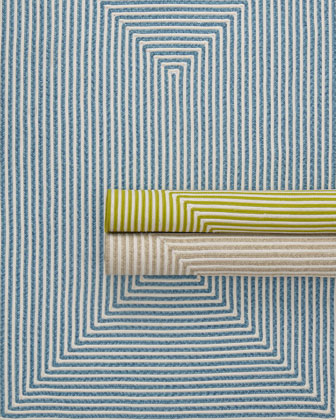 Hideaway Stripe Indoor/Outdoor Rug   The Horchow Collection