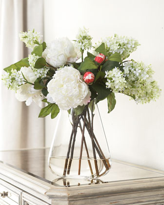 John richard Collection White Simplicity Bouquet   The Horchow 