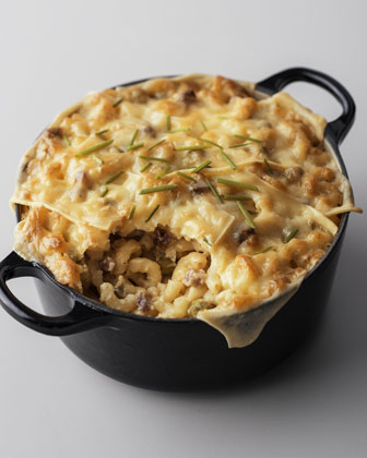 Kent Rathbun Mac & Cheese with Peas & Ham   The Horchow Collection