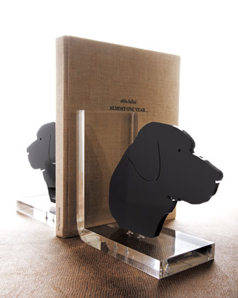 Labrador Bookends   The Horchow Collection