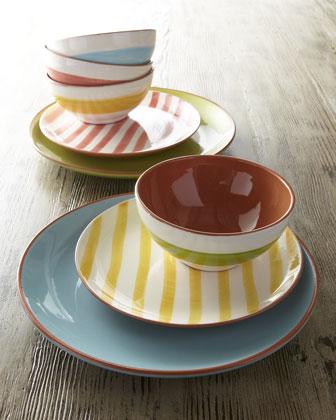 Listrado Dinnerware   The Horchow Collection