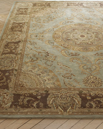 Medallion Garden Rug   The Horchow Collection