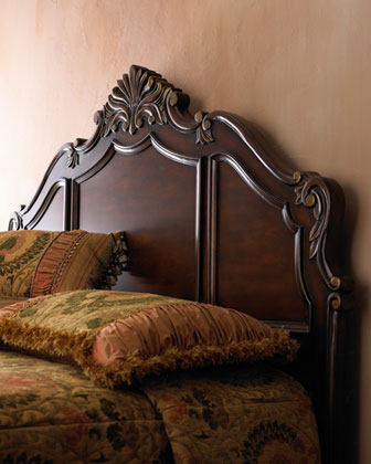 Morgan Cherry Headboard   The Horchow Collection