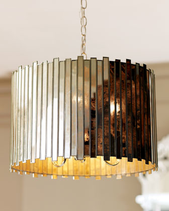 Mosaic Strips Chandelier   The Horchow Collection