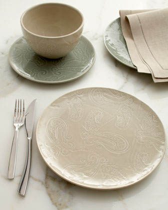 12 EMBOSSED PAISLEY DW   The Horchow Collection